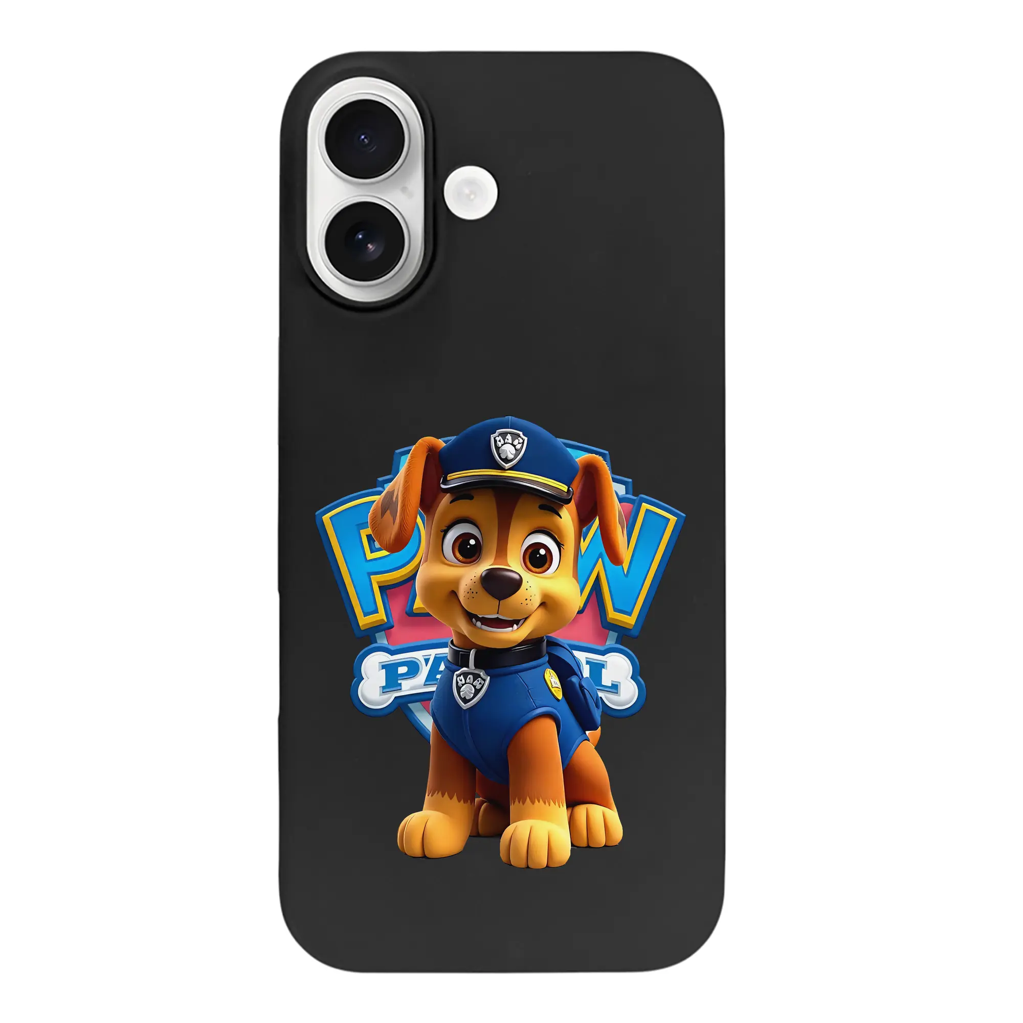 パウ・パトロール グッズ チェイス - iPhone 17 シリーズ シリコンケース 薄型 耐衝撃 指紋防止 ソフトタッチカバー 精密フィット 傷防止 保護ケース iPhone 17/17 Air/17 Pro/17 Pro Max 対応